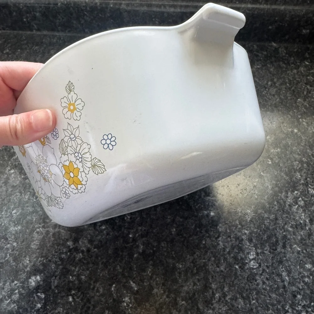 Vintage Corning Ware Wildflower 2.5 Qt Casserole Dish P-2 1/2-B Floral Baker